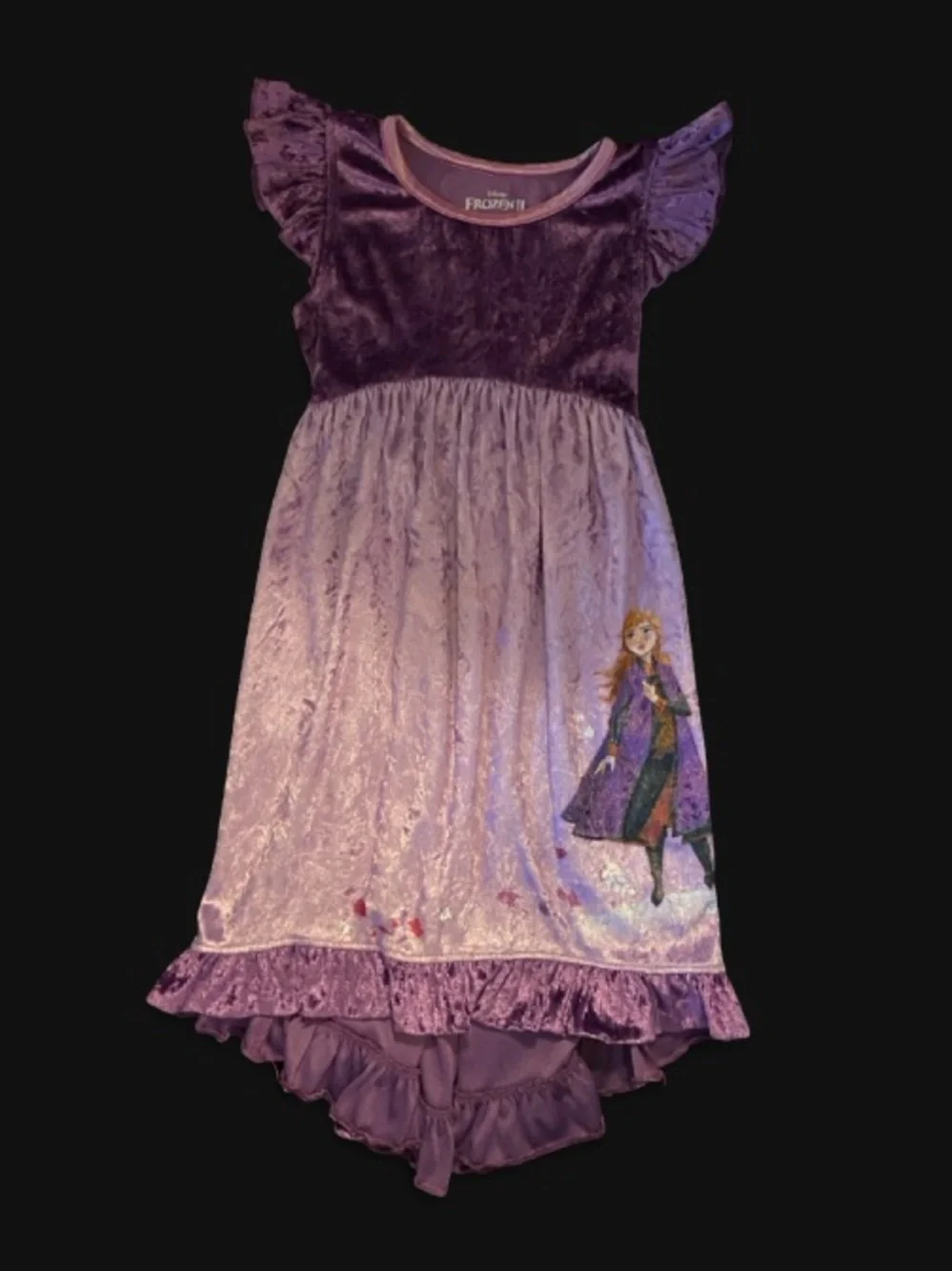 Disney Purple Velvet Anna Nightgown
